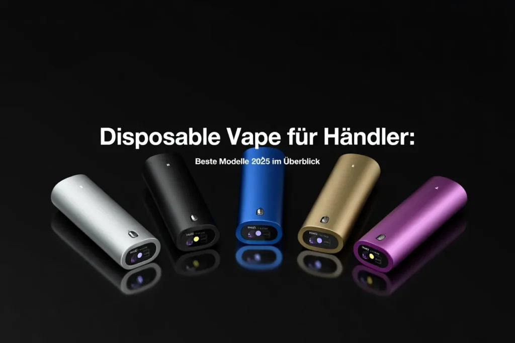 Disposable Vape für Händler Beste Modelle 2025 im Überblick