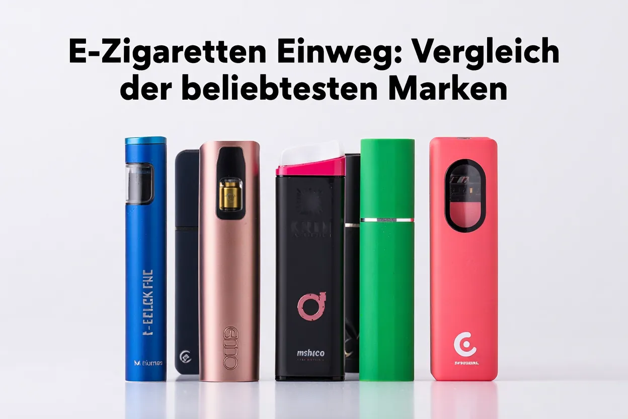 E-Zigaretten Einweg Vergleich der beliebtesten Marken
