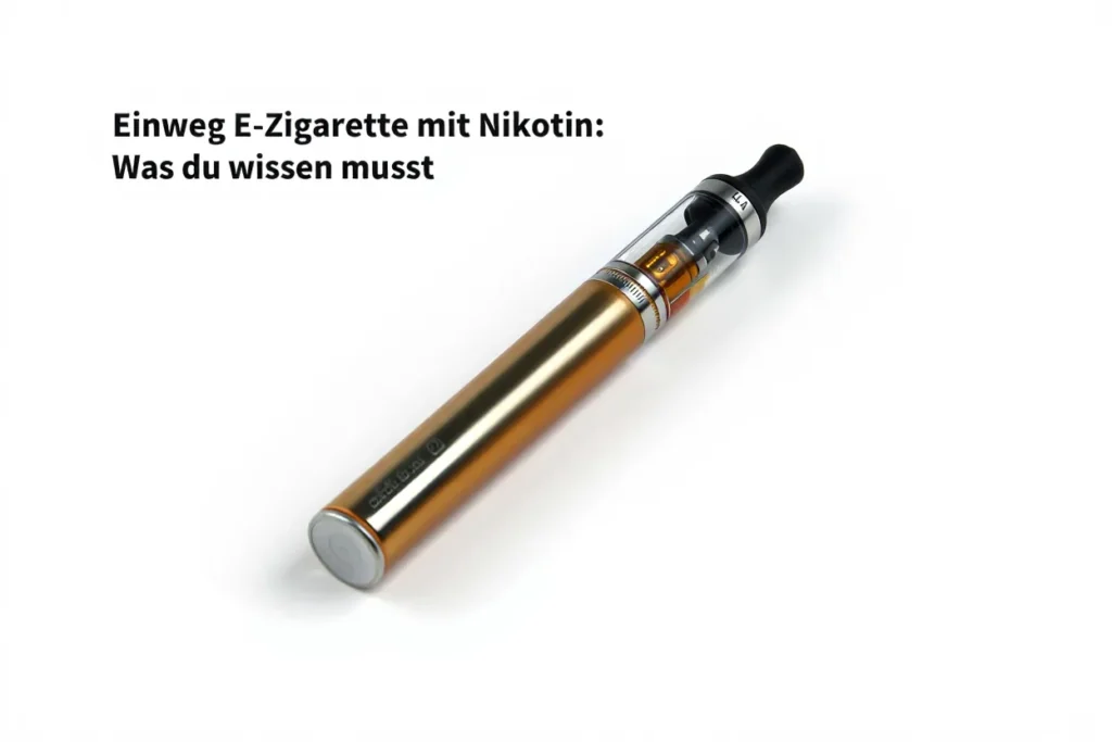 Einweg E-Zigarette mit Nikotin Was du wissen musst