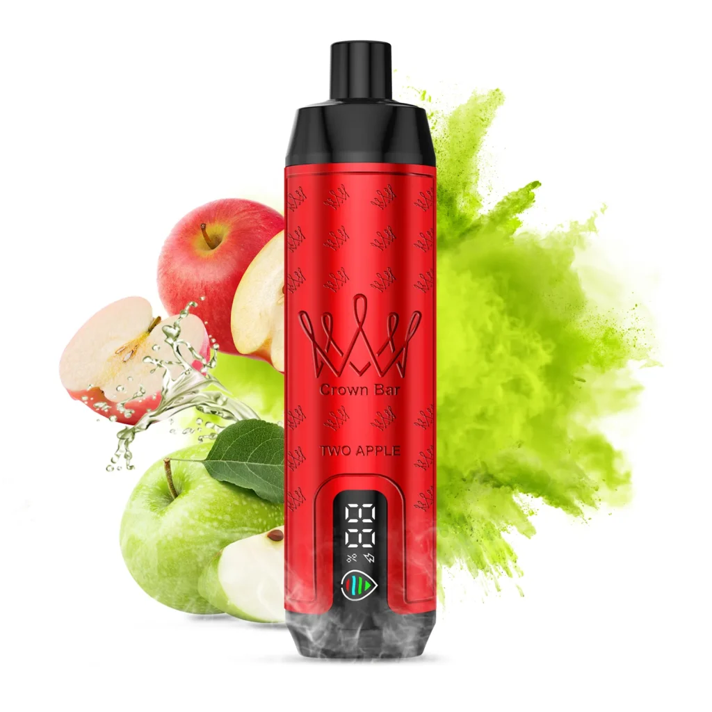 Al-Fakher Crown Bar Vapes 15000 TWO APPLE