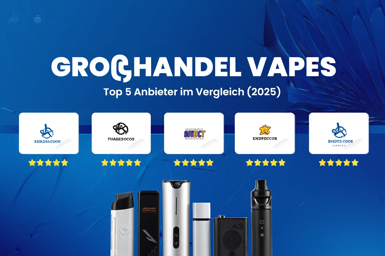Großhandel Vapes Top 5 Anbieter im Vergleich (2025)