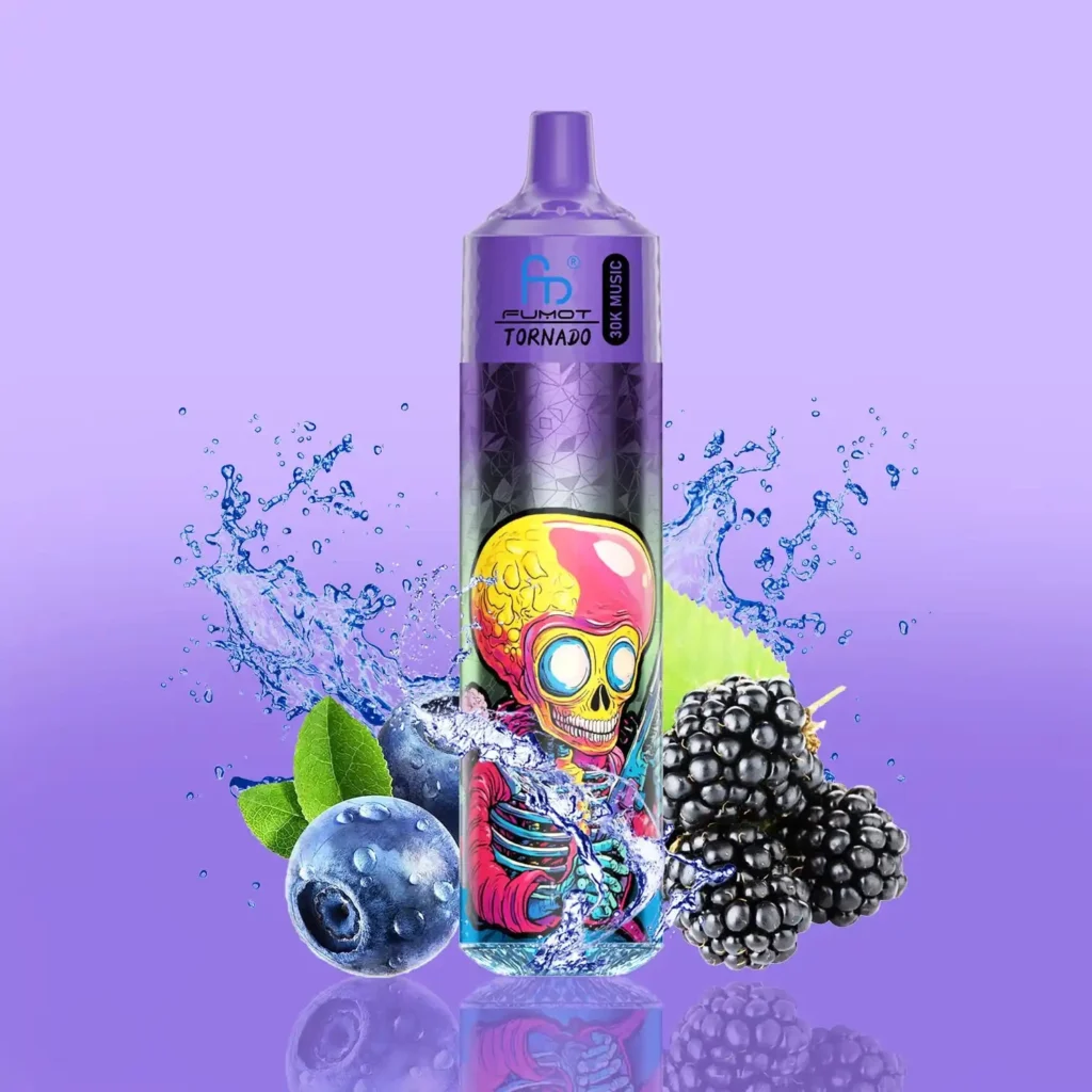Fumot Tornado 30k Music Tornado Vape – Blueberry Sour Raspberry