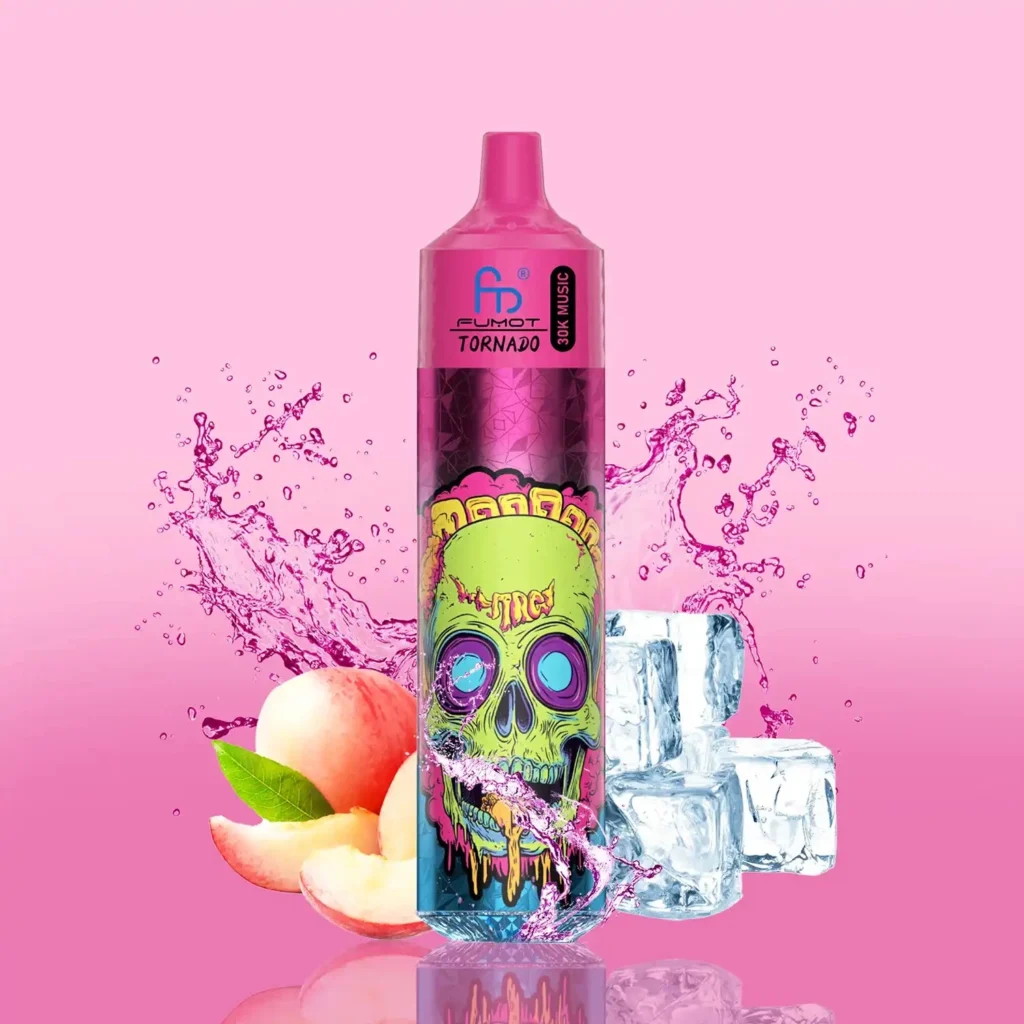 Fumot Tornado 30k Music Tornado Vape – Peach Ice