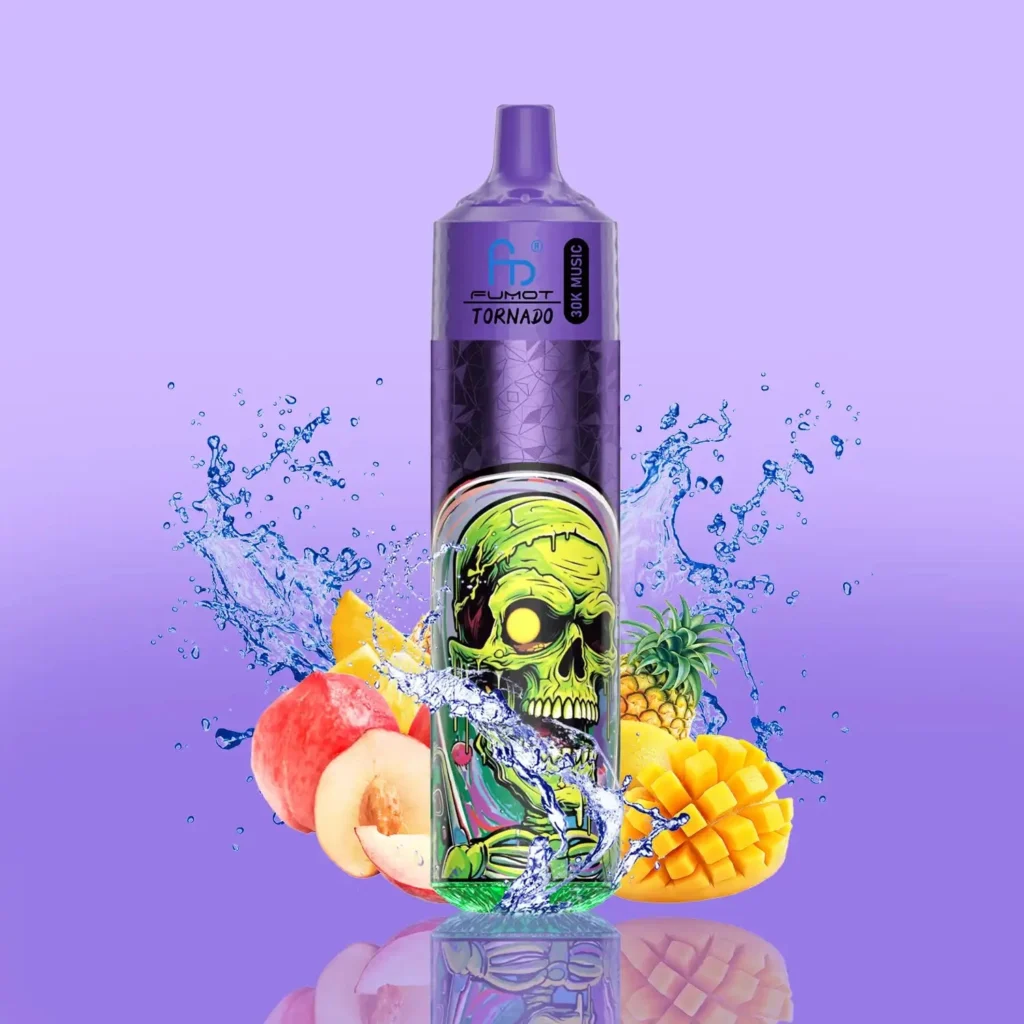 Fumot Tornado 30k Music Tornado Vape – Peachy Mango Pineapple