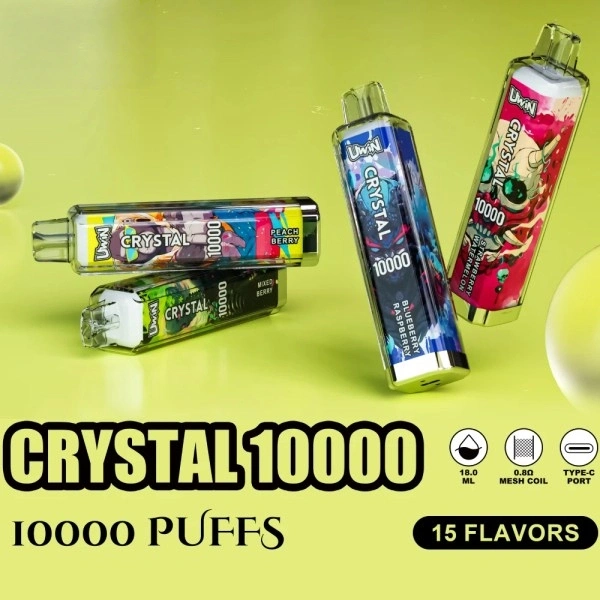 e-zigarette ohne nikotin tabak geschmack Uwin Crystal 10000 Puffs