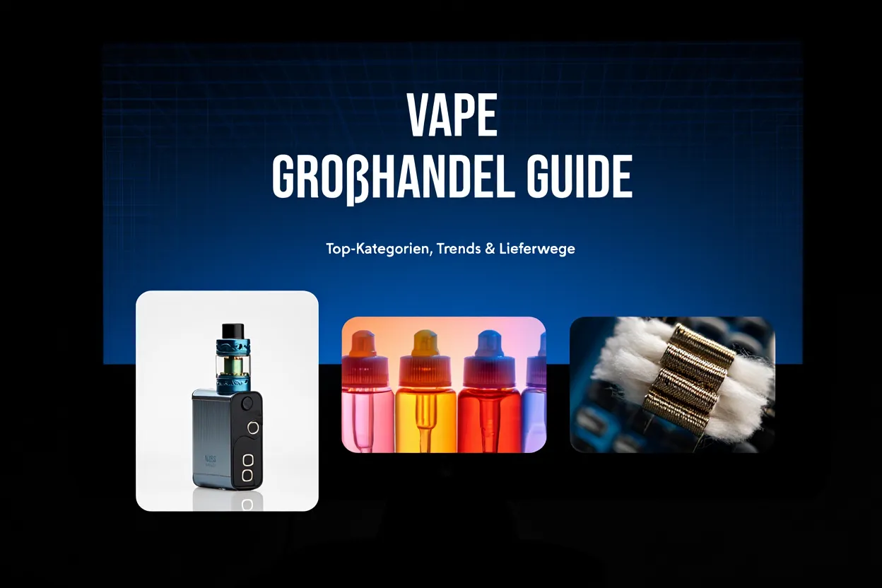 Vapes Großhandel Guide Top-Kategorien, Trends & Lieferwege