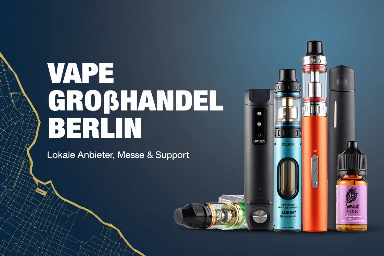 Vape Großhandel Berlin: Lokale Anbieter, Messe & Support
