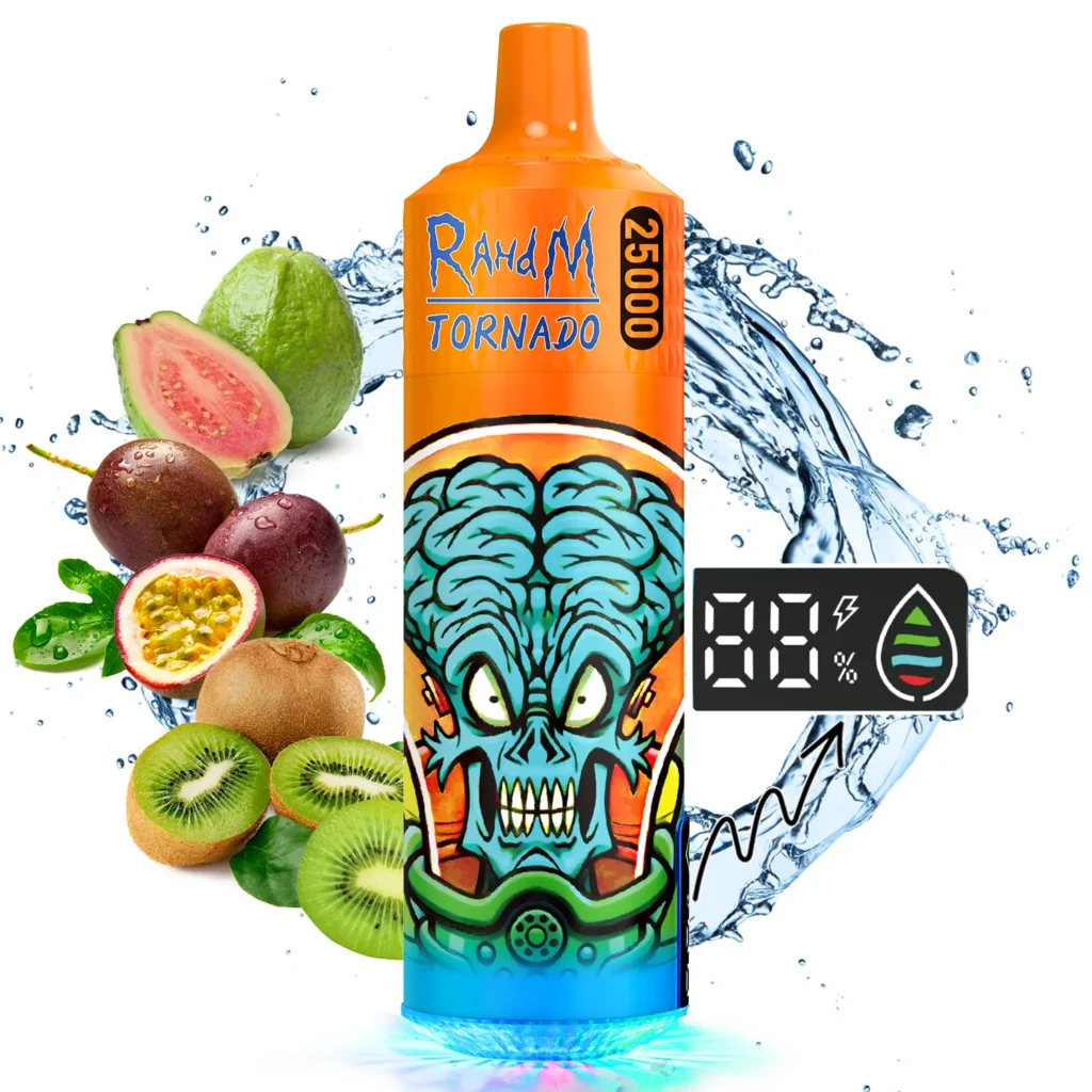 randm tornado vape 25000 Kiwi Passion Fruit Guava
