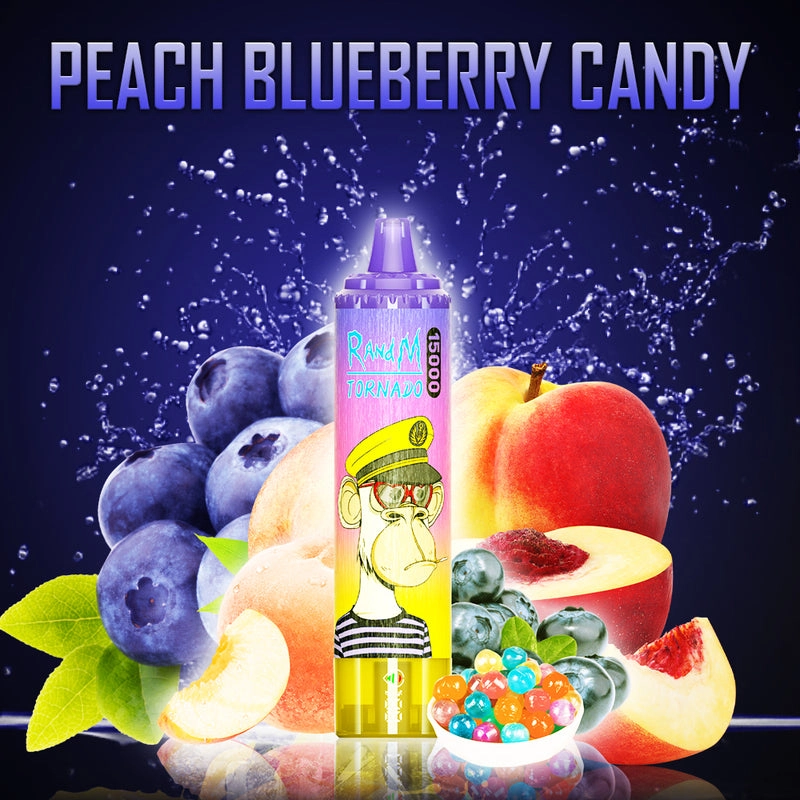 randm 20000 Peach Blueberry Candy